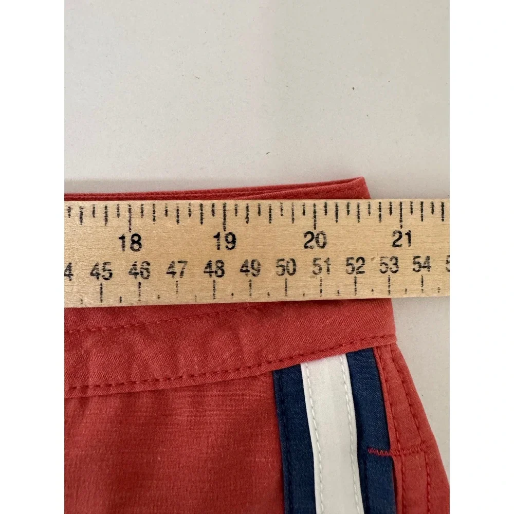 Faherty Lined Surf‎ Stripe Board Swimming beach retro Short 7